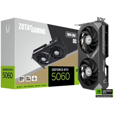 Zotac GeForce RTX 5060 GAMING Twin Edge OC 8GB GDDR7 ZT-B50600H-10M – Hledejceny.cz