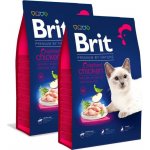 Brit Premium by Nature Cat Sterilized Chicken 2 x 8 kg – Hledejceny.cz