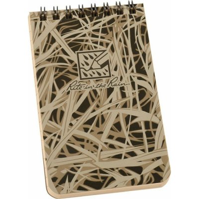 RITE IN THE RAIN Blok voděodolný -spiral 3x5" notebook malý grass – Hledejceny.cz