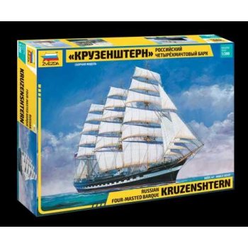 Zvezda Model Kit ruská plachetnice Kruzenshtern 9045 1:200