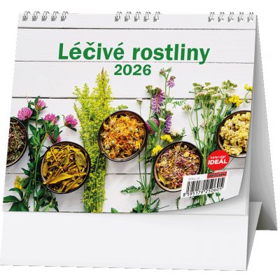 Stolní Baloušek IDEÁL Léčivé rostliny 2026 – Sleviste.cz