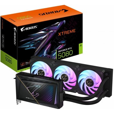 Gigabyte AORUS GeForce RTX 5080 XTREME WATERFORCE 16GB GV-N5080AORUSX W-16GD – Zboží Živě