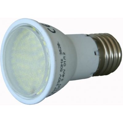 DS Technik LED 72SMD E27 230V LED žárovka 3,8W se závitem E27, 275lm bílá teplá – Zboží Mobilmania