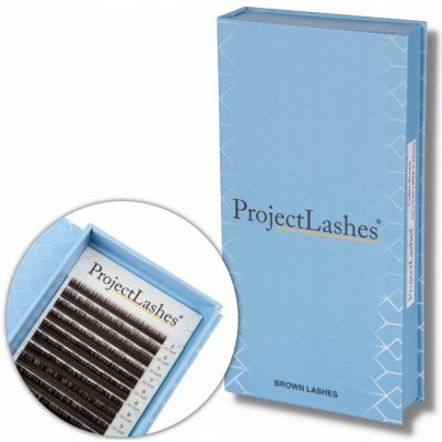 Project Lashes J 0,07 5-13mm Hnědé ESPRESSO – Zboží Mobilmania