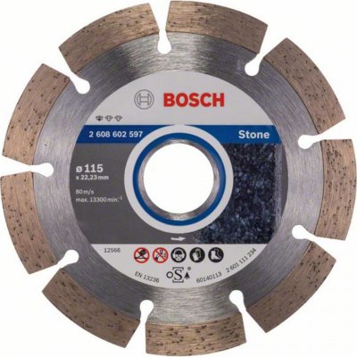 Bosch Accessories 2608602597 Bosch Power Tools diamantový řezný kotouč Průměr 115 mm 1 ks – Zboží Mobilmania