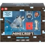 Mattel Minecraft Diamond Level Wolf – Zboží Mobilmania