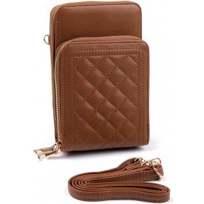 Crossbody 10 hnědá koňak – Zboží Mobilmania