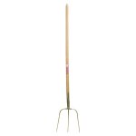 Vidle kované Erntekönig 3 hroty 30 cm s násadou 135 cm zlaté – Hledejceny.cz