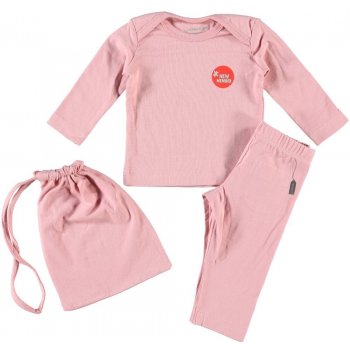Imps&Elfs Růžový set tričko tepláky a sáček