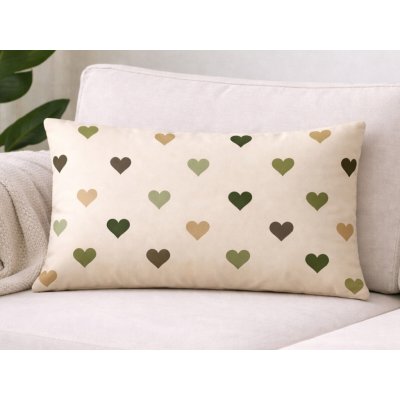 XPOSE Bavlna SRDCOVKA béžový 50 x 70 cm – Sleviste.cz