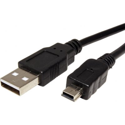 Goobay 93228 USB 2.0 USB A(M) - miniUSB 5pin B(M), 15cm, černý – Hledejceny.cz