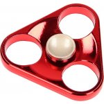 Fidget spinner kovový červený – Zboží Dáma