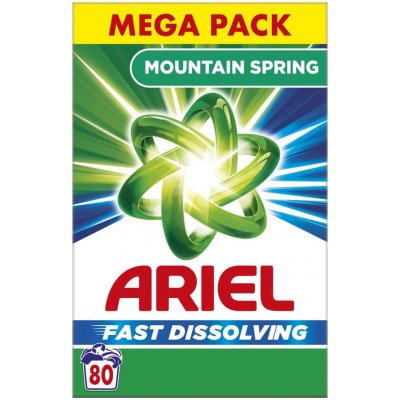 Ariel Prášek Na Praní Mountain Spring 4,4 kg 80 PD – Zboží Mobilmania