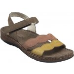 Santé CB 47100 Matone dámské kožené sandály hnědá – Zbozi.Blesk.cz