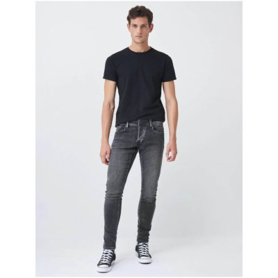 Salsa Jeans Šedé pánské skinny fit džíny – Zboží Mobilmania