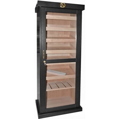 Humidor na doutníky skříňový Cabinett black, 178x68x44cm – Zboží Dáma