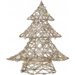 Koopman Stromeček 20 LED vánoční dekorace 30 cm zlatý – Hledejceny.cz