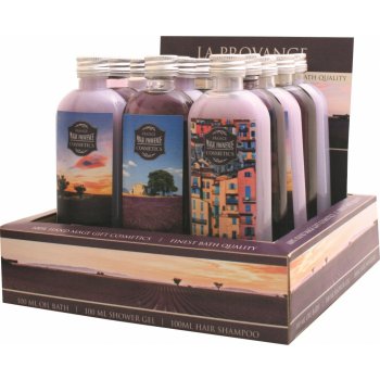 Bohemia Herbs Lavender La Provence display sprchové gely mix 15x 100 ml