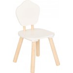 Atmosphera for kids Dětská dřevěná židlička nohy FJELLA mráček bílý – Zboží Dáma