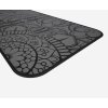 Target INK černý šedý s povrchem ze systetického vlákna Gumový koberec