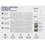 Závěs - LDPE fólie 130g/m2 – Hledejceny.cz