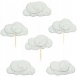 CUKROVÉ OBLÁČKY FIGURKY A TOPPERY 6 KS DEKORACE NA DORT DORT – Sleviste.cz