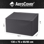 AeroCover 7908 Platinum 130x75x65-85 cm- ochranný kryt na zahradní lavici – Hledejceny.cz