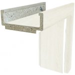 Solodoor Obložková zárubeň 80 P, 830 × 1982 mm, fólie, tloušťka zdi: 145–165 mm, pravá, andorra white 701500065821 – HobbyKompas.cz