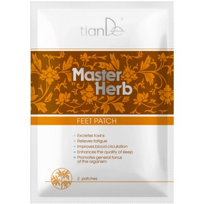 TianDe detoxikační náplast na nohy master herb 2 ks – Zboží Mobilmania