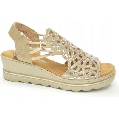 Rieker 67465-62 beige – Zboží Dáma