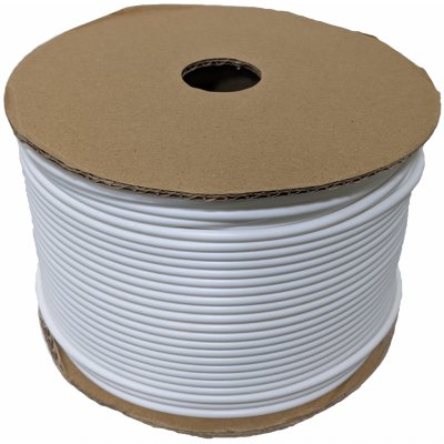 Popisovací PVC bužírka kruhová R40, 4,0mm, 55m, bílá – Zboží Živě