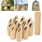 Greatstore Kubb s čísly dřevěný – Hledejceny.cz
