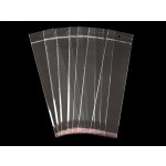 Prima-obchod PP sáček s lepicí klopou a závěsem 7x22 cm transparent 100 ks – Zboží Živě