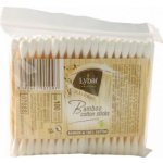 LYBAR Natural bamboo Vatové tyčinky v sáčku 100 ks – Zboží Dáma