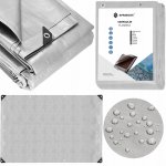 Springros Krycí plachta s oky 4x8 m extra silná 210g PE stříbrná PROTECT GA2141-XG – Zboží Dáma