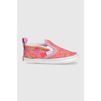 Vans IN Slip-On V Crib Rose Camo Pink Floral – Zboží Mobilmania