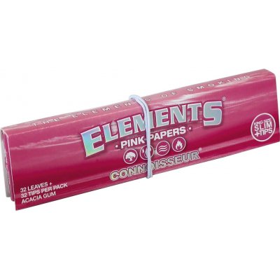Elements Pink King Size 32 ks v balení – Zboží Dáma