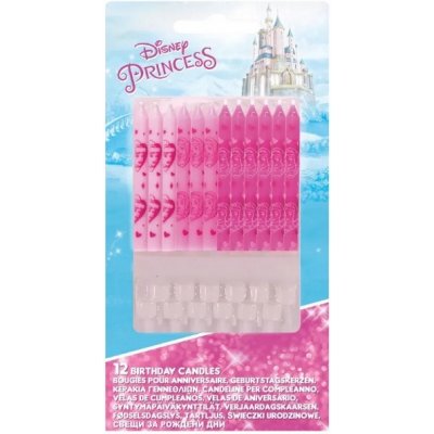 Procos s.a. Dortové svíčky Disney princess - 12 ks – Zboží Mobilmania