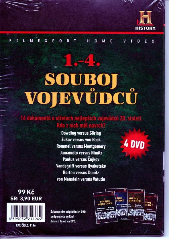 Souboj vojevůdců - 1-4 DVD