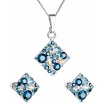 Pavona sada s krystaly Swarovski náušnice a přívěšek modrý kosočtverec 39126.3 aqua – Zboží Dáma Pavona sada s krystaly Swarovski náušnice a přívěšek modrý kosočtverec 39126.3 aqua – Zboží Dáma