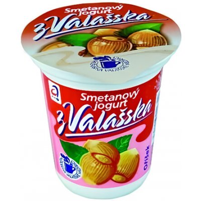 Mlékárna Valašské Meziříčí Smetanový jogurt z Valašska oříšek 150 g – Zboží Dáma