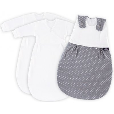 Träumeland Spací pytel Liebmich 3dílný set Pünktchen grau – Zboží Mobilmania