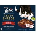 Felix TASTY SHREDS hovězí kuře kachna krůta ve šťávě 12 x 80 g – Zboží Mobilmania