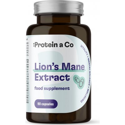 ProteinaCo Lion’s Mane korálovec ježatý, extrakt 30% polysacharidů 90 kapslí – Hledejceny.cz