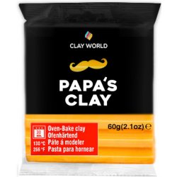 Papa's Clay Polymerová hmota 60 g neonově oranžová