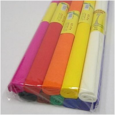 Krepový papír mix barev 10ks 400100