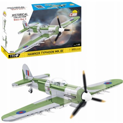 Cobi 5864 II WW Hawker Typhoon Mk. IB, 1:48, 190 ks – Zbozi.Blesk.cz