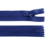 Prima-obchod Spirálový zip skrytý No 3 délka 50 cm dederon, barva 803 modrá námořnická – Zboží Mobilmania