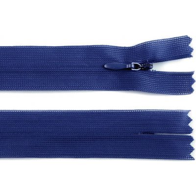 Prima-obchod Spirálový zip skrytý No 3 délka 50 cm dederon, barva 803 modrá námořnická – Zboží Mobilmania