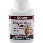 MedPharma Beta karot.25 000 m.j.Pant.+PABA 107 tobolek – Hledejceny.cz